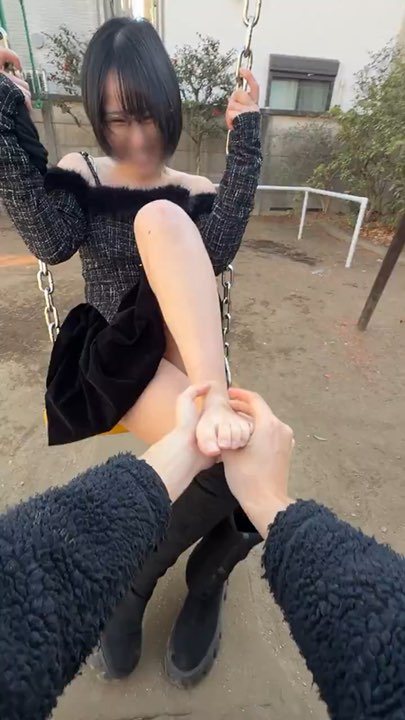 足つぼチャレンジの場面