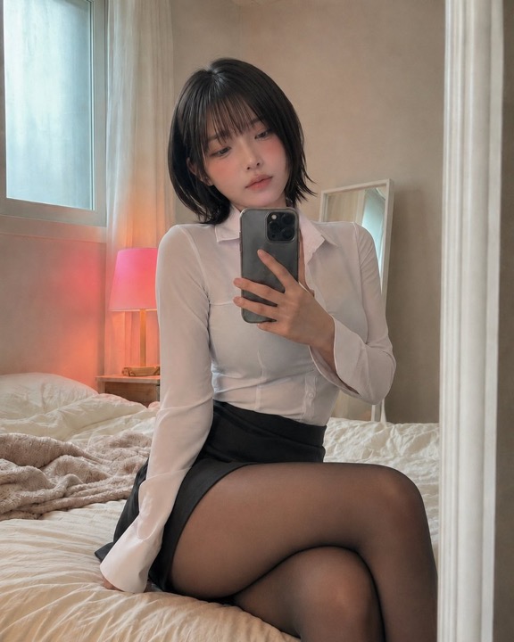 すいのOL風の自撮り